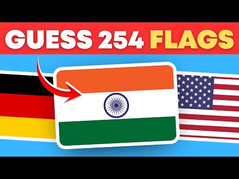 Guess All the 254 Flags of the World! | Guess the Flag Quiz