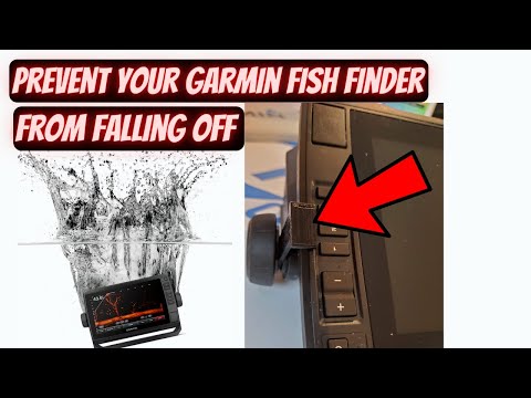 How To Prevent Your Garmin Fish Finder From Falling Off The Cradle With Screen Clips. Echomap 94sv.