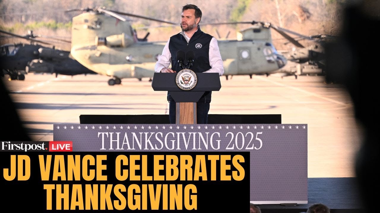 LIVE: VP JD Vance Visits Fort Campbell Kentucky To Celebrate Thanksgiving With Troops | N18G