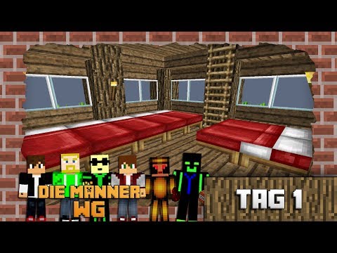 Minecraft Männer-WG Tag 1 (Männerkuscheln)