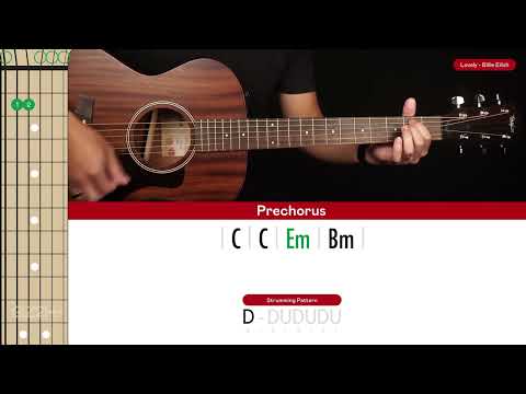 Lovely Guitar Cover Billie Eilish 🎸|Tabs + Chords|