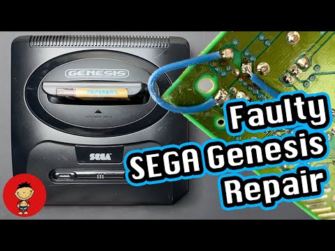 Sega Genesis Bad Controller Ports - Retro Console Restoration