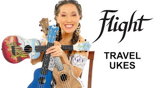 Which one is best for YOU? Comparing 3 Flight Travel Ukuleles Sizes - TUS-35, TUSL-50, and TUC-UCU