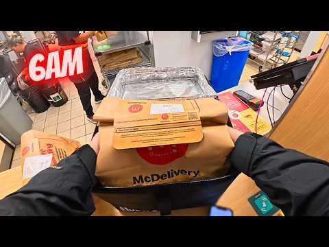 Starting My Delivery Shift At 6AM! Delivering to Hungover Londoners...