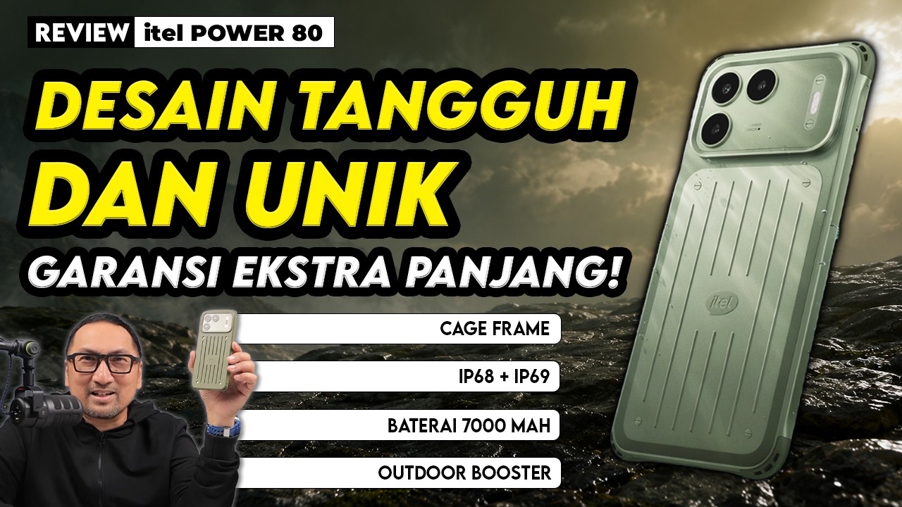 Review itel Power 80 | Tangguh dgn "Case Frame", Garansi 5 Tahun, dan Bonus Paket Menarik