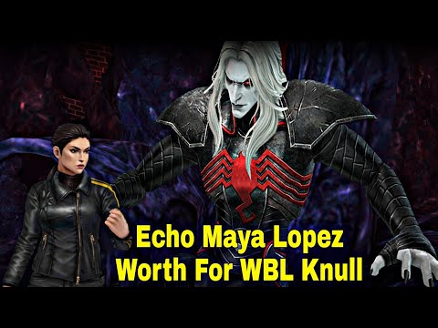 Echo Maya Lopez Clear WBL Knull With Uniform And Transcend - Marvel Future Fight