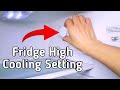 Fridge High Cooling Setting | Refrigerator Cooling Setting | Fridge Temperature Setting 1-7