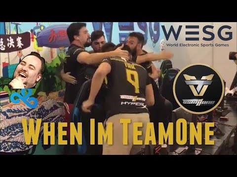 When I'm TeamOne (WESG 2017 CSGO TeamOne vs Cloud9)