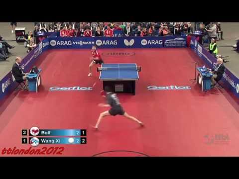 Timo Boll vs Wang Xi (German League 2015)