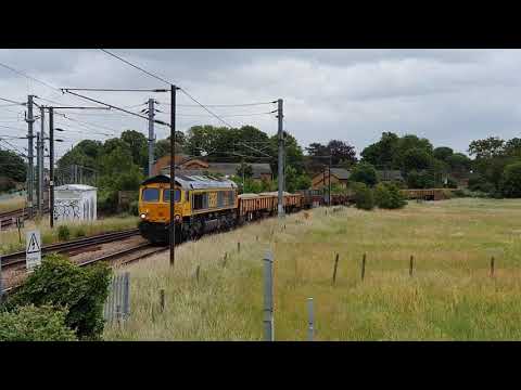 GBRF CLASS 66710 on the 6L37 0954 Hoo Junction Up Yard to Whitemoor Yard L.D.C Gbrf
