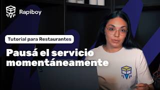 Cómo pausar reservas automáticas de repartidores