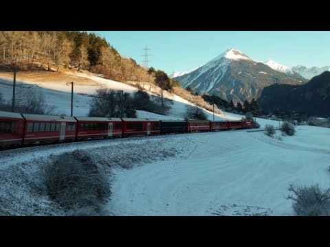 Chur to Bergün 🇨🇭 | UNESCO World Heritage | Albula Rail Line 