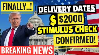 ✅ $2,000🔥Stimulus Check💰Expected Dates, For Social Security, SSDI, SSI & SSA Raise Money News
