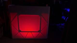 Video thumbnail for Scrim For ADJ Pro Event Table - Lighting & Video Projection Ideas by Brian S Redd
