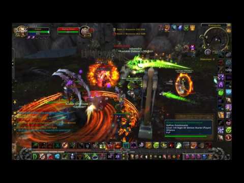 WoW Legion PvP Patch 7.1.5 Affliction Lock Level 110 - Gilneas BG TOP DAMAGE!