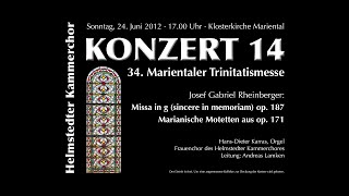 preview picture of video 'Josef Gabriel Rheinberger: Missa in g op. 187 - SANCTUS'