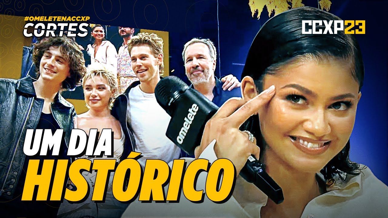 COM ZENDAYA, ELENCO de DUNA faz FERVER a CCXP23!