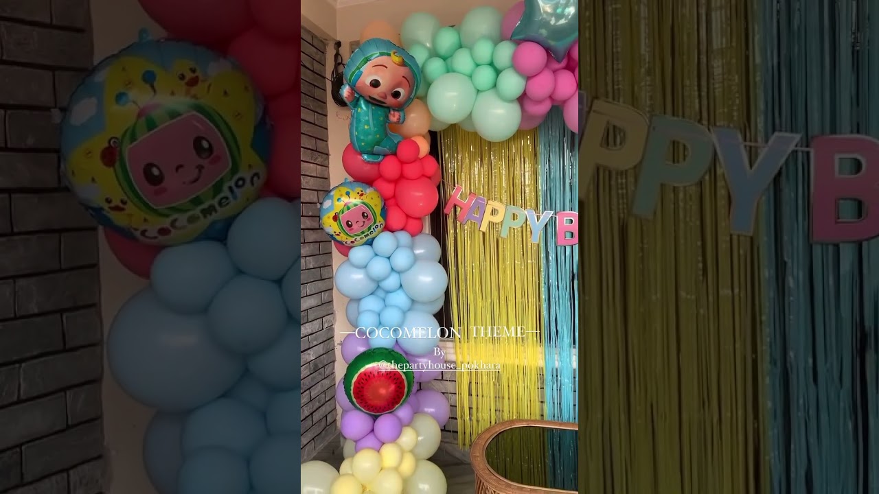 Cocomelon Theme Birthday Party | Cocomelon Theme | Birthday Decoration Ideas 2023 |  #cocomelon