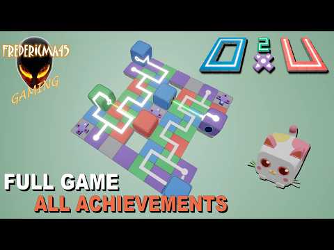 OxU 2 FULL GAME Walkthrough / All Achievements 100% (Minimalistic 3d Puzzle Game by Quiet River)