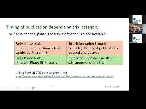 Exploring the Clinical Trials Information System CTIS Public Portal