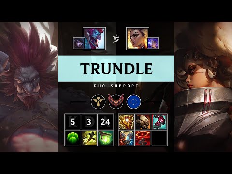Trundle Support vs Rell - EUW Grandmaster Patch 25.16