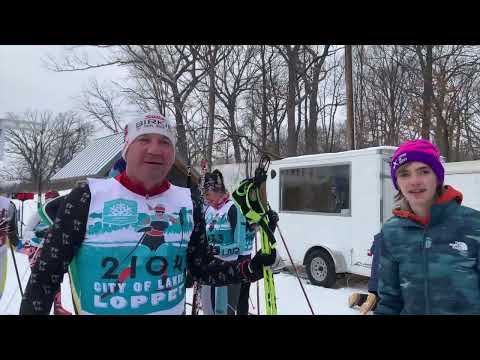 Dave Skate Skiing Loppet 37k 2022. Minneapolis, Minnesota.
