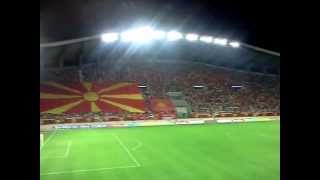 Macedonia vs Republic of Ireland 2011, Macedonian National Anthem