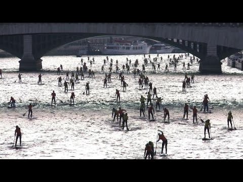 La traversée de Paris en stand up paddle