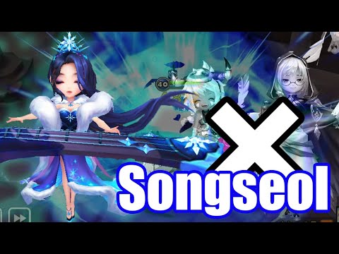 【Summoners War RTA】The Power Songseol, she is meta for woosa, riley, shizuka!!