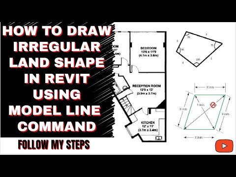 HOW TO DRAW IRREGULAR PLOT IN AUTO CAD AND REVIT || EASY WAY
