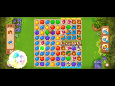Gardenscapes Level 2110 [No booster] #androidgameplay #gardenscapesgame #tranding #powerseekers