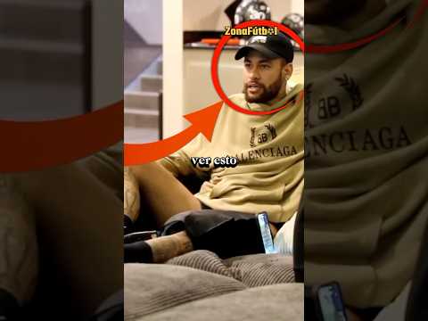 Neymar's reaction when Lamine Yamal didn't break his dribbling record. 😳