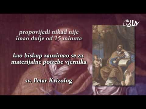 Katolički kalendar 30.07.2016. - Sveti Petar Krizolog, biskup i crkveni naučitelj