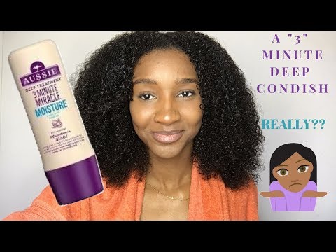 Aussie Moist 3 Minute Miracle | DEEP CONDITIONING IN 3...