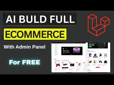 How I Build a Complete Laravel E-commerce Website using AI for FREE