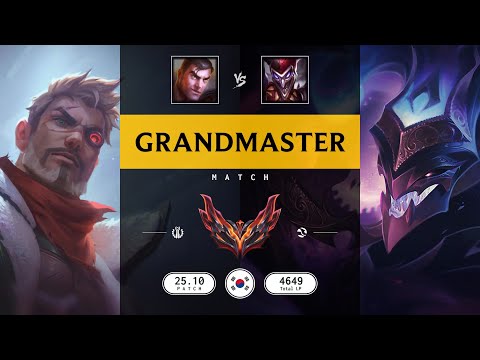 Grandmaster Match: Super Jayce vs Super Shaco - KR server Patch 25.10