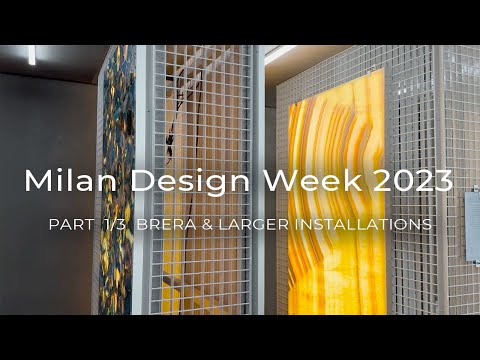 Brera and Larger Installations - Part 1 Fuorisalone 2023 Tour