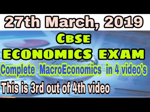 Complete MacroEconomics Revision#3|Cbse Economics paper 2019|2019cbse Economics Exam|ADITYA COMMERCE