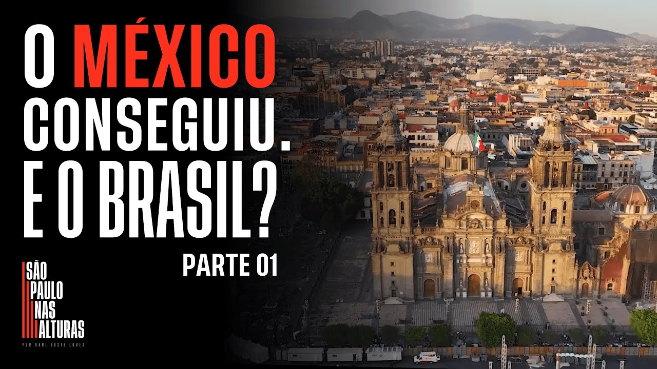 O MEXICO CONSEGUIU. E O BRASIL?? | Um Centro Histórico recuperado e bombando na megalópole latina
