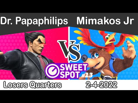 Sweetspot #13 - Dr. Papaphilips (Kazuya) vs Mimakos Jr (Banjo Kazooie) LQ - SSBU