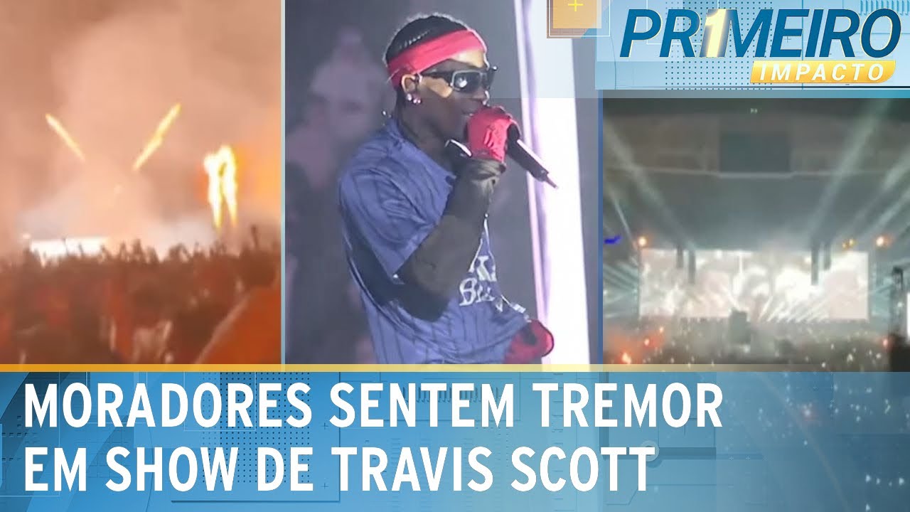 Show de Travis Scott no Allianz Parque pode ter causado tremores em SP | Primeiro Impacto (12/09/24)