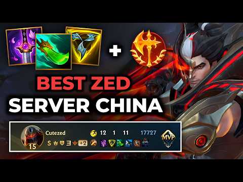 Zed Jungle Wild Rift China - Build Runes Guide Patch 7.0b - Gameplay Zed Season 20