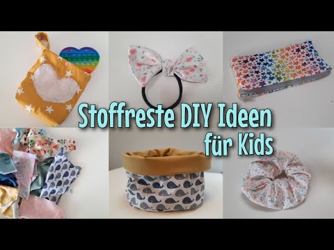 5 DIY Geschenkideen für Kinder - mit Stoffreste - Nähen OHNE Schnittmuster - Anfänger - Nähtinchen