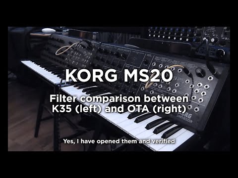 MS20 Filter Comparison K35 vs OTA