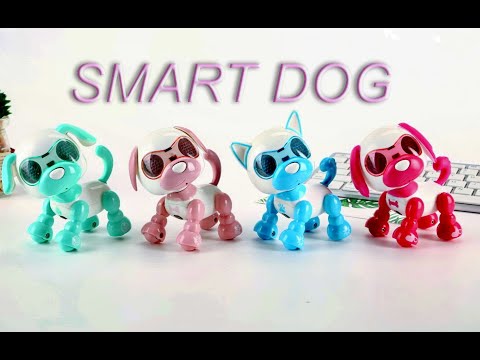 SMART DOG Интерактивная развивающая собака 'Умный щенок',собака-робот сенсорная