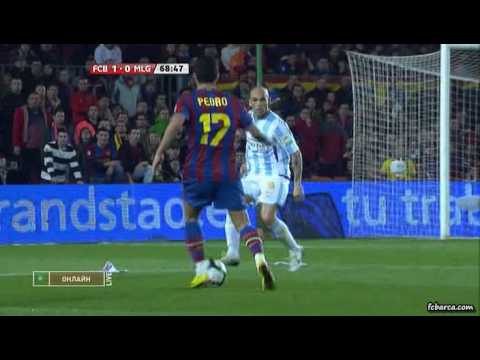 Barcelona - Malaga 2-1 HIGHTLIGHTS 2ND HALF