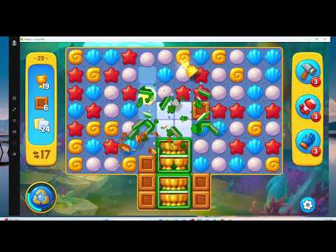 Fishdom Level 29 Step by Step Walkthrough | Free to Play (F2P)