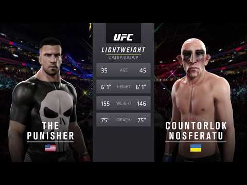 Punisher vs. Nosferatu (EA Sports UFC 2) - Crazy UFC 👊🤪