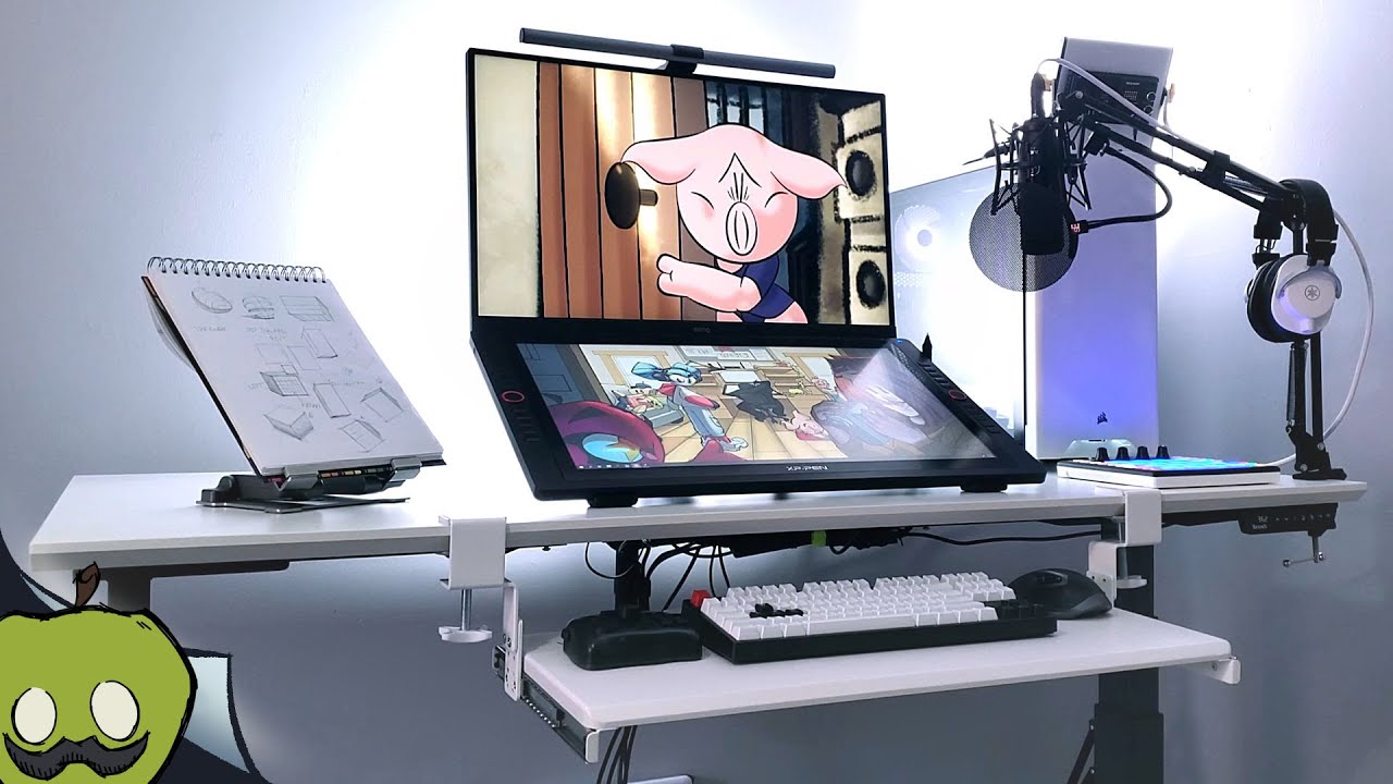 How to Build Your Own ANIMATION STUDIO SETUP | Ft. Branch Standing Desk