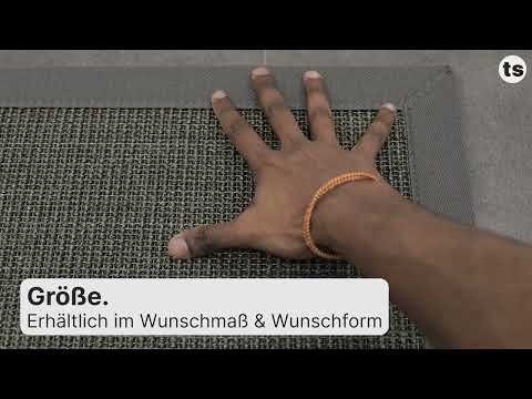 Diego Sisal Bordürenteppich | integrierter Fleckenschutz |Wunschmaß & Wunschform - Teppichscheune.de